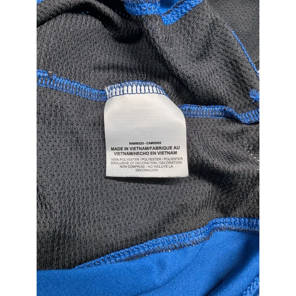 Nike Golf Dri-Fit Quick-Step Polo Shirt XL Blue Black Breathable‎ Short Sleeve